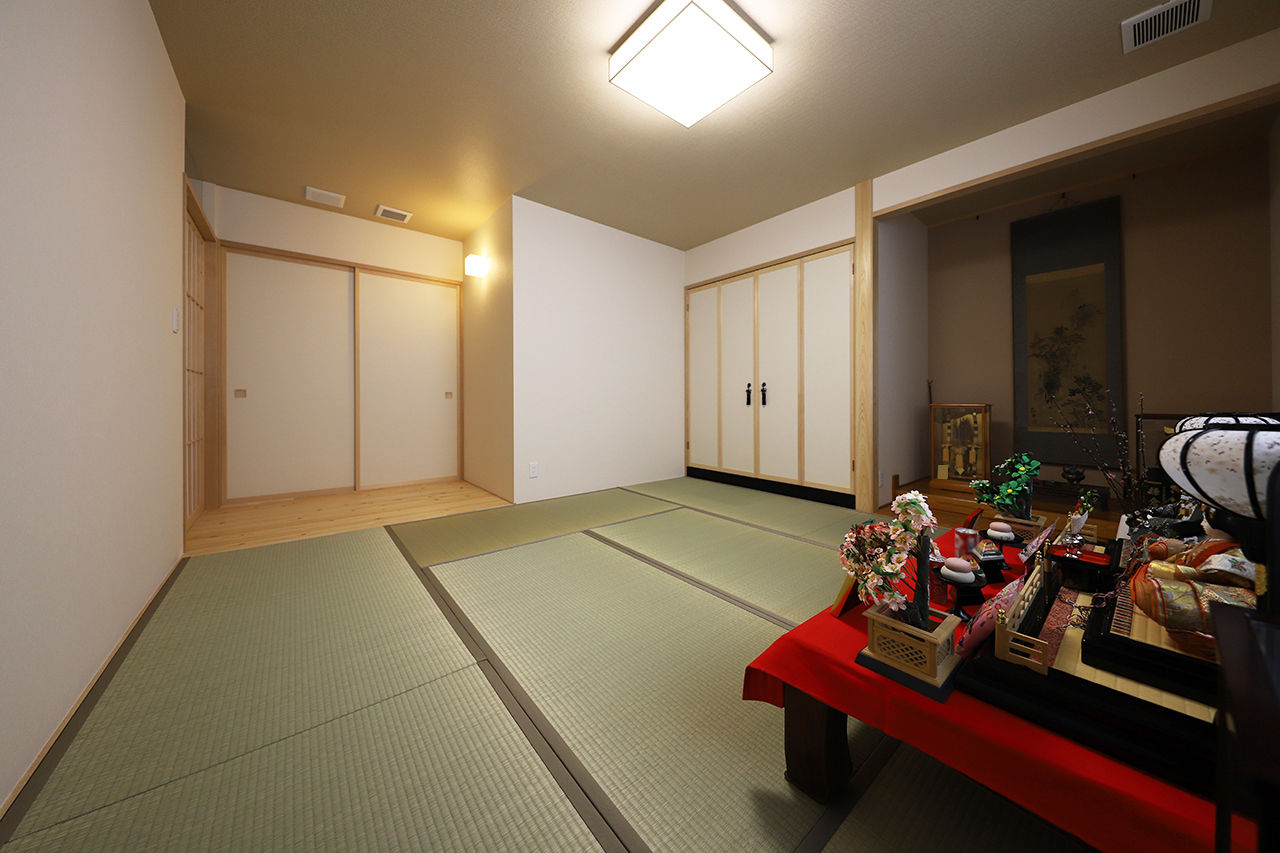 松栄ホーム 【3000万円台×純和風】二世帯住宅を前提にした家づくり。住まいに庭を取り込み、視界が開くデザインを提案の建築実例画像4