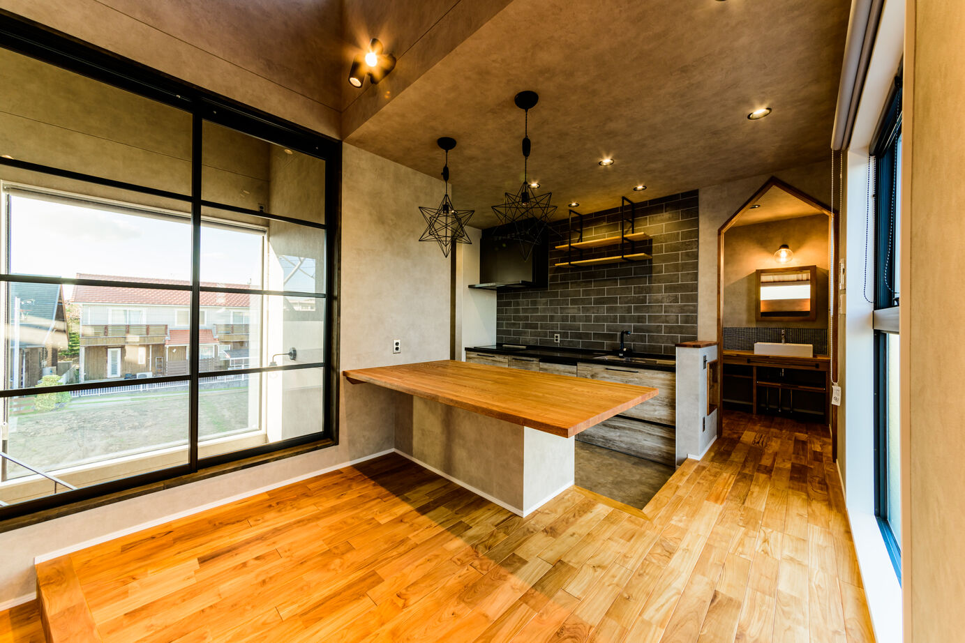 セブンハウス 変形地でも豊かに暮らせるブルックリンスタイルな住まいの建築実例画像7