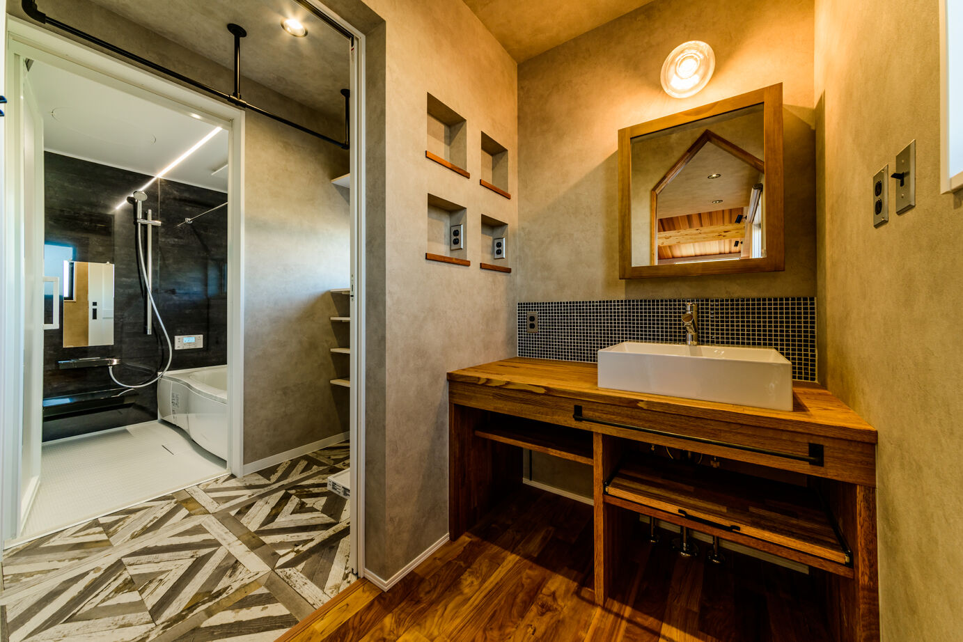 セブンハウス 変形地でも豊かに暮らせるブルックリンスタイルな住まいの建築実例画像8