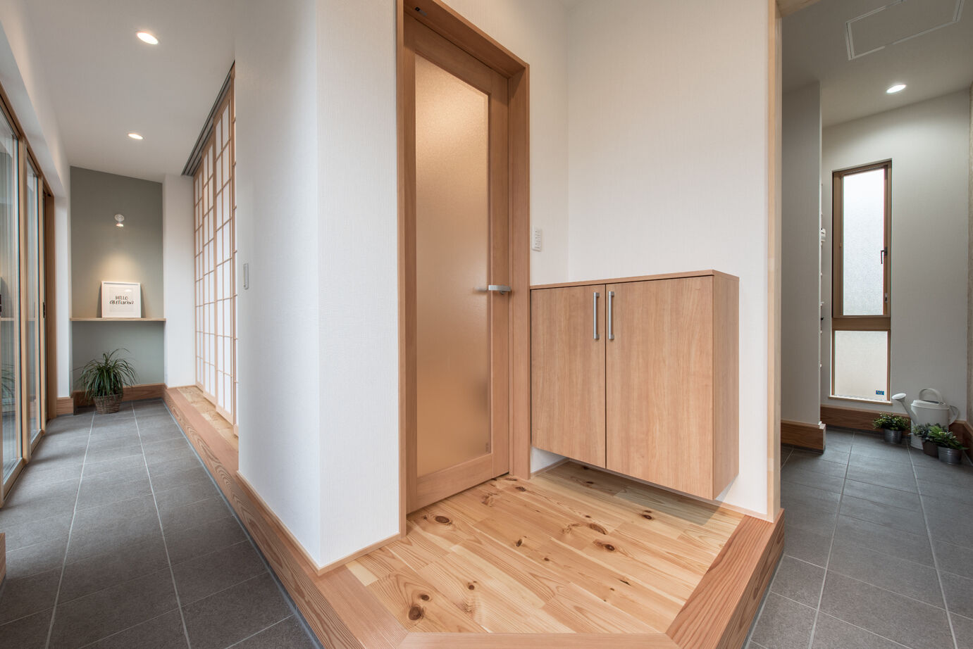 セブンハウス 土間から広がる光と風。子育て世代の自然派リビングのある家。の建築実例画像3