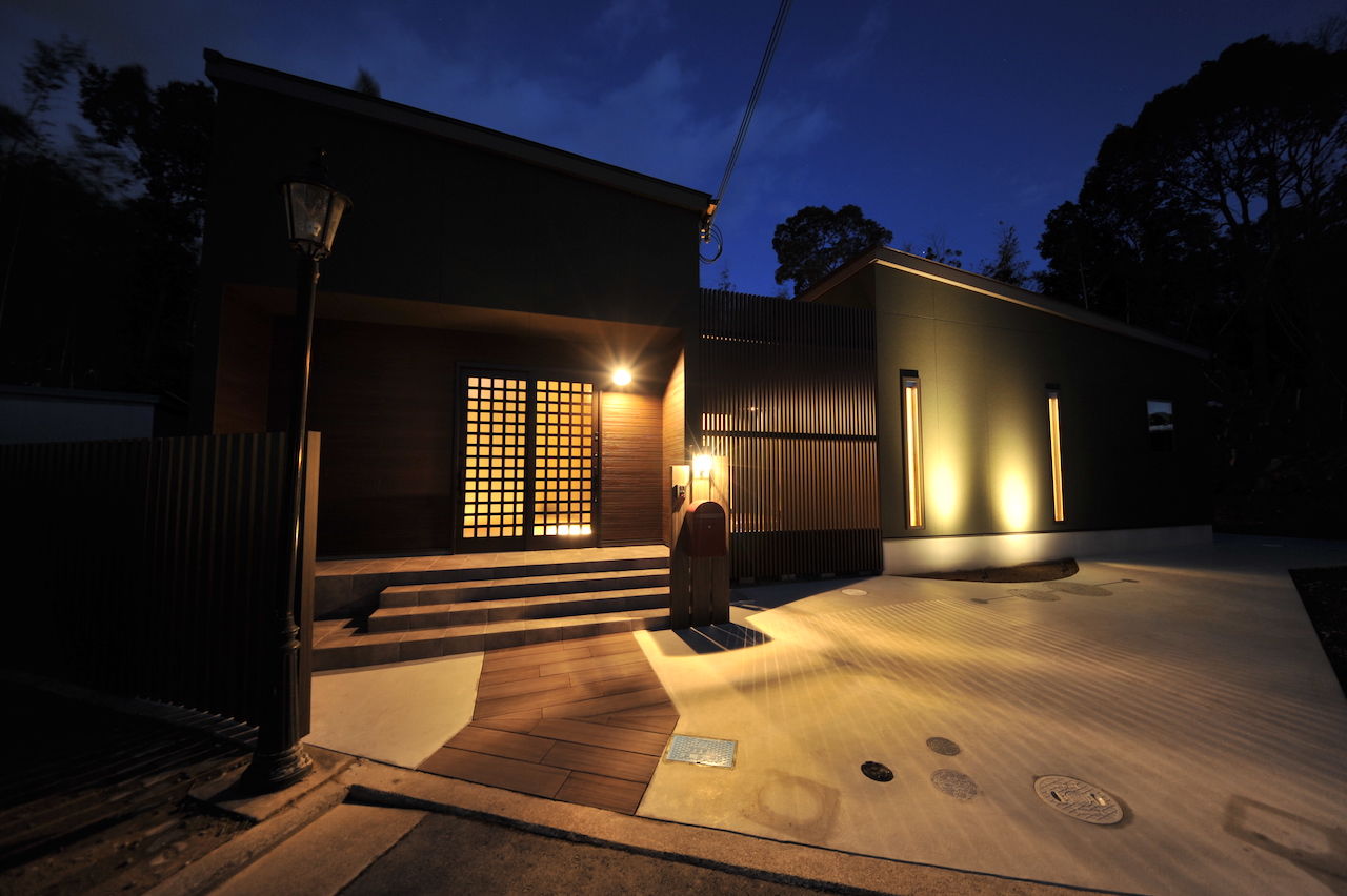 エスクリエイト　 【平屋/南大阪/2000万円台/間取り図有】「S-CUBE」杉の無垢フローリングに土佐和紙の壁紙、ZEH仕様の平屋の建築実例画像3