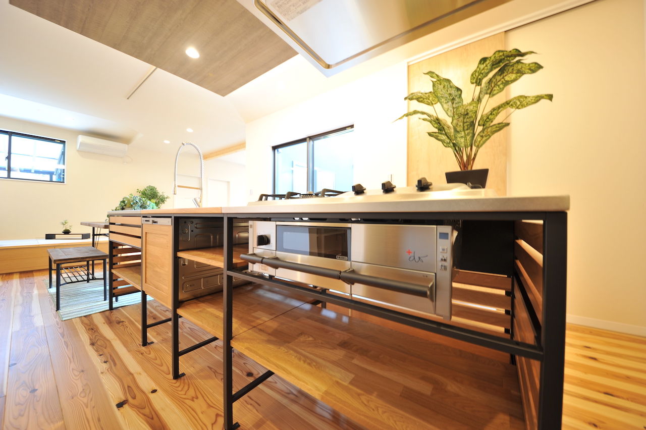 エスクリエイト　 【平屋/南大阪/2000万円台/間取り図有】「S-CUBE」杉の無垢フローリングに土佐和紙の壁紙、ZEH仕様の平屋の建築実例画像4