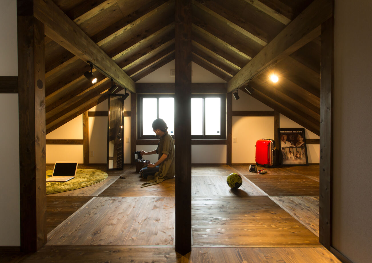 綿半林業 【1000万円台/ひのき/104m2/平屋】上質な自然素材の持ち味を楽しむラグジュアリー感ある平屋の家の建築実例画像9