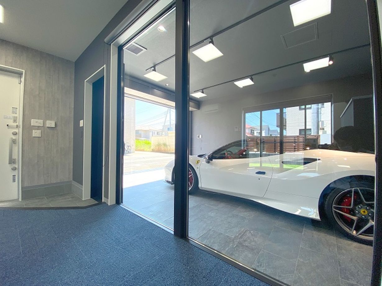 太陽ハウス 【松戸市/37坪/2階リビング】愛車を眺めながら暮らす、ビルトインガレージがある住まいの建築実例画像4