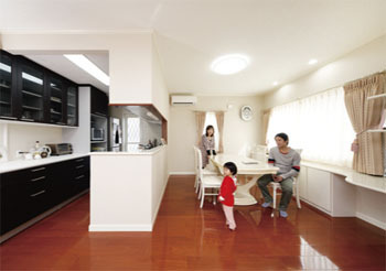 山栄ホーム　リゾートな家　(重量木骨の家) 【洋風/高耐震/注文住宅】断熱・遮音性の高い住宅を耐震構法・SE構法で実現！の建築実例画像2