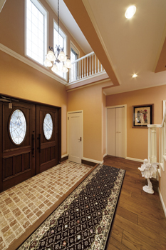 山栄ホーム　リゾートな家　(重量木骨の家) 【長岡京市/4000万円台/駐車場有】無垢材を使った耐震SE構法、断熱に優れた老舗ホテルの様な家の実例の建築実例画像6