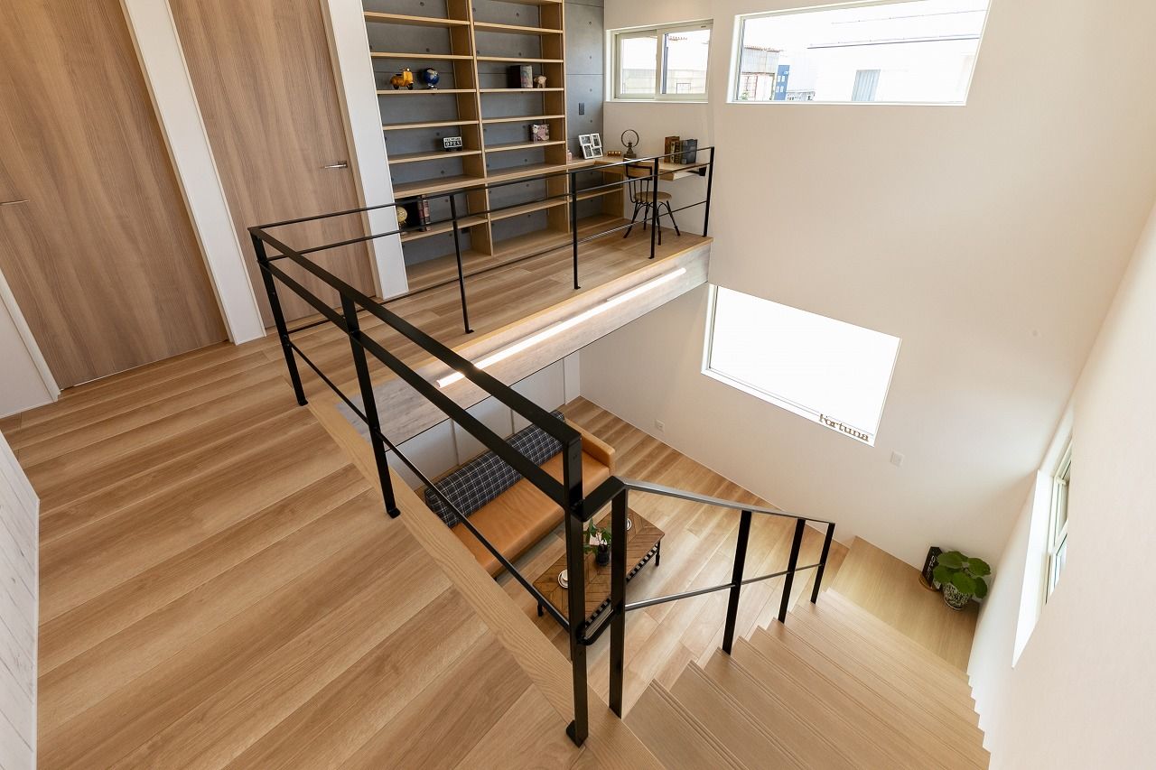 フォルトーナ 敷地を最大限に活用し、広さと暮らしやすさを叶えた住まい。吹き抜けが創り出す開放的な空間で癒される毎日の建築実例画像9