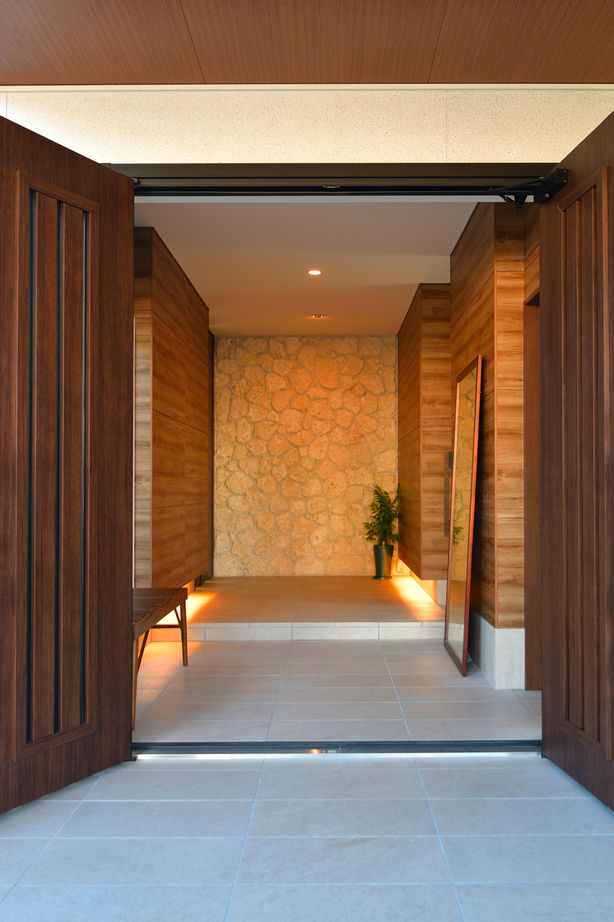 ジェイ・ケイ・ハウス（いわき・北茨城） 【いわき／ウッドデッキ／24時間換気システム】吹き抜けが開放的な広々リビングの家の建築実例画像3