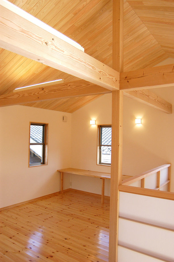 ジェイ・ケイ・ハウス（いわき・北茨城） 【いわき／吹き抜け／30坪以下】ガルバリウム・木目・塗り壁を組み合わせた外観で個性を演出した家の建築実例画像8