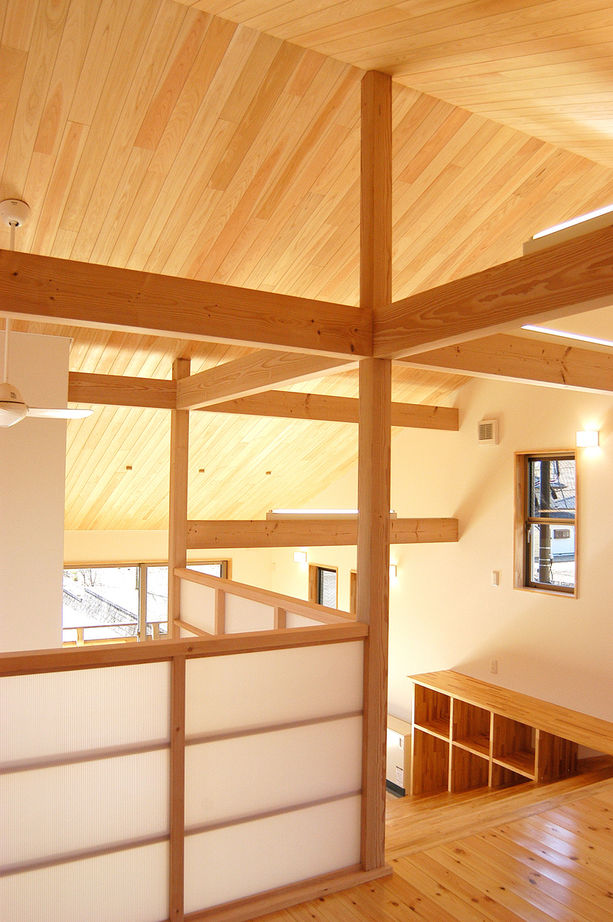 ジェイ・ケイ・ハウス（いわき・北茨城） 【いわき／吹き抜け／30坪以下】ガルバリウム・木目・塗り壁を組み合わせた外観で個性を演出した家の建築実例画像9