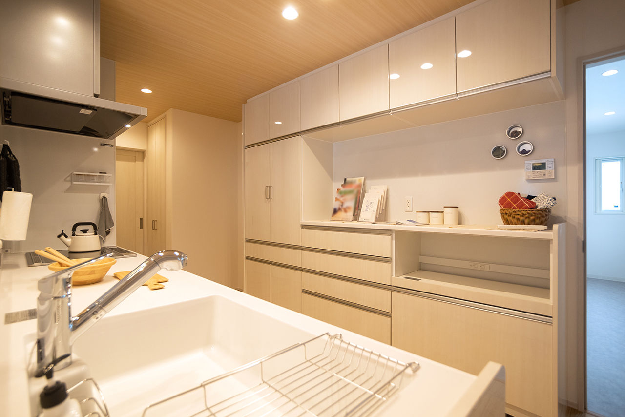 To-Be Home 太田建設（米沢エリア） 【米沢市/4000万円台/平屋/ビルトインガレージ】冬の雪に悩まされず、家事・子育てしやすい快適な住まいの建築実例画像5