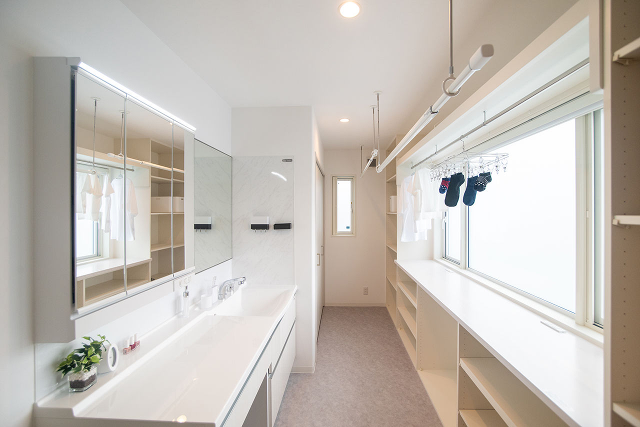 To-Be Home 太田建設（米沢エリア） 【米沢市/4000万円台/平屋/ビルトインガレージ】冬の雪に悩まされず、家事・子育てしやすい快適な住まいの建築実例画像6