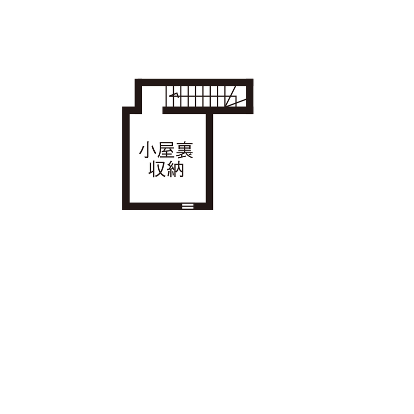 三井ホーム 【30坪台/間取り図有/吹き抜け】色や質感にこだわったインテリアで、上質なくつろぎの空間を叶えた家の間取り図（3LDK）小屋裏