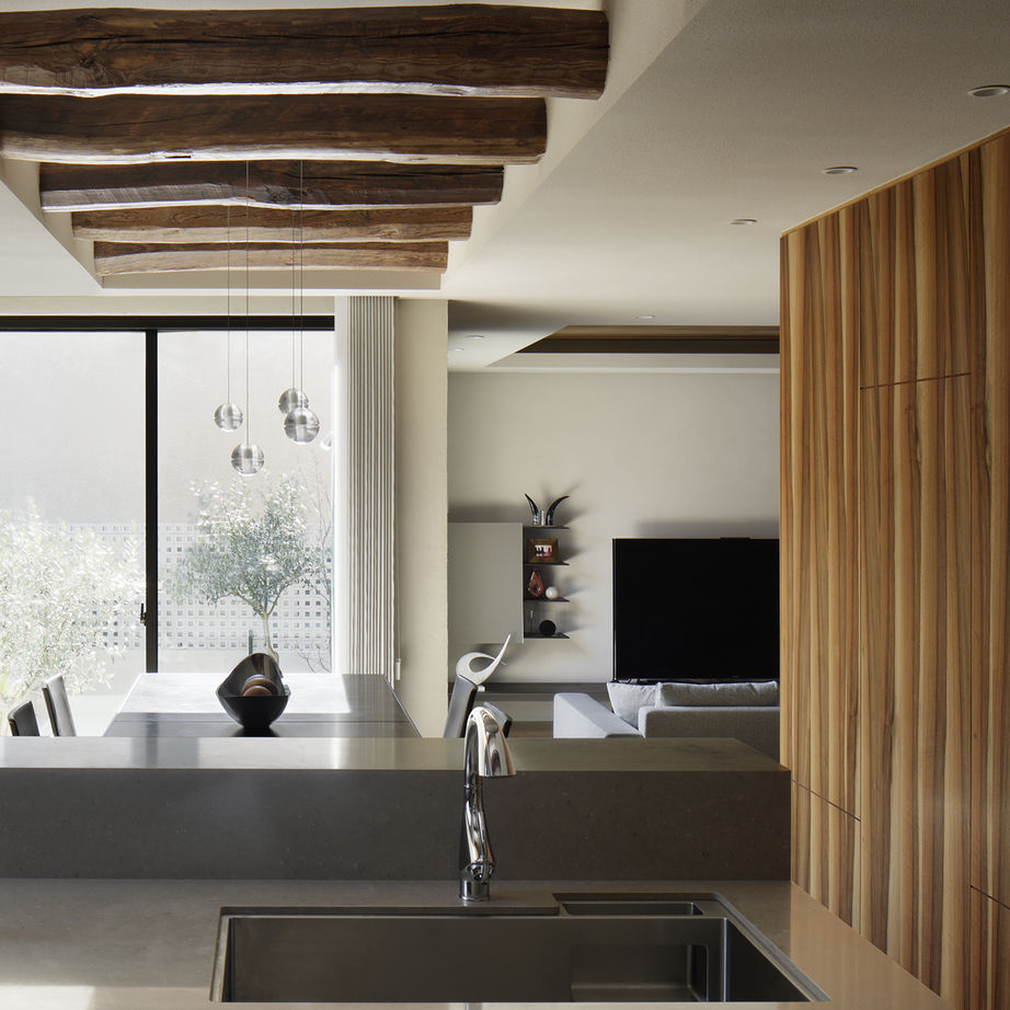 三井ホーム 【地下付き/間取り図有/ビルトインガレージ】木やタイルにこだわり、引き算の美学で住まいをデザインの建築実例画像3