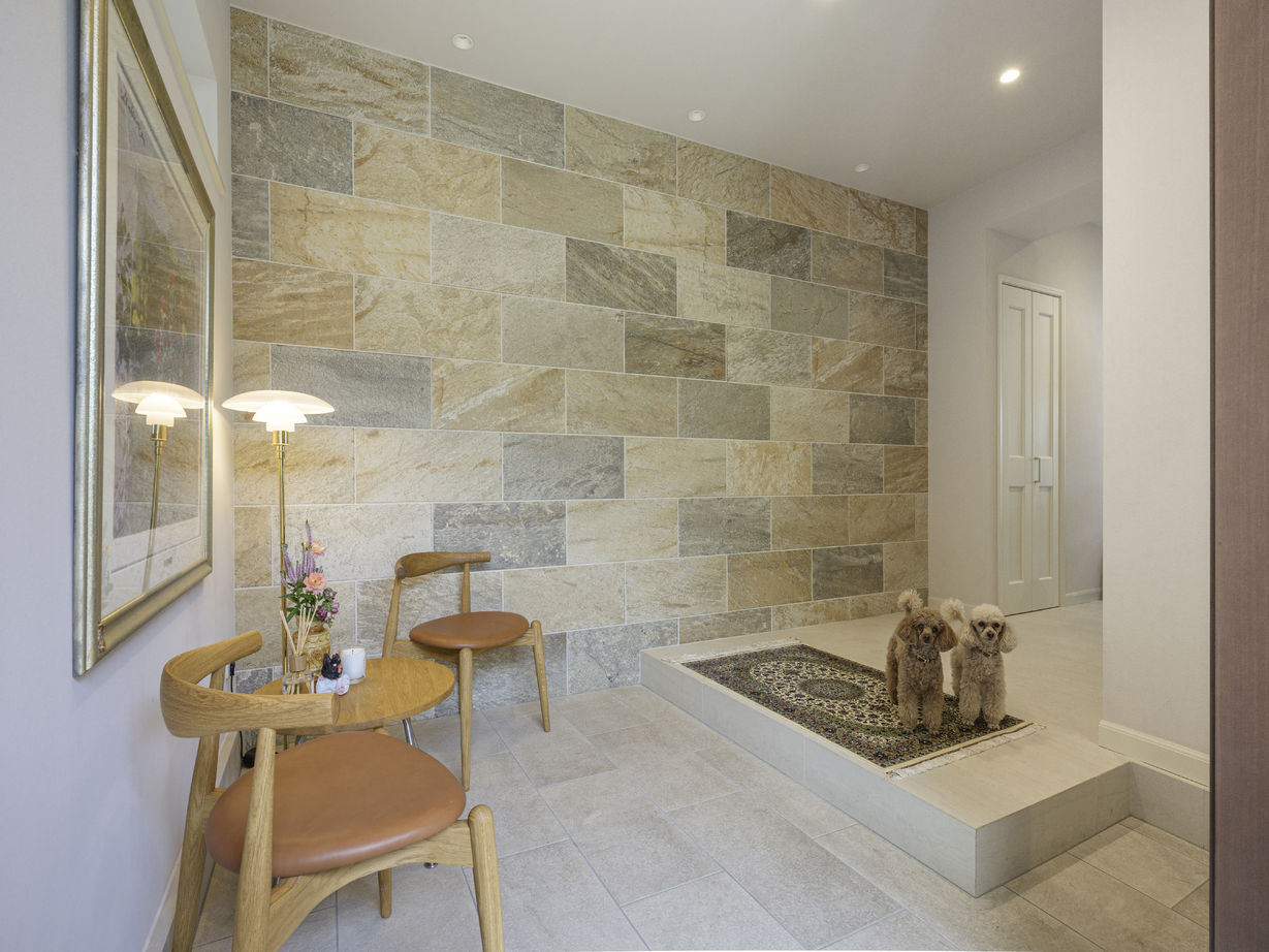 三井ホーム 【屋上バルコニー/間取り図有/５LDK】豊かな質感に包まれた上質な住まいの建築実例画像3