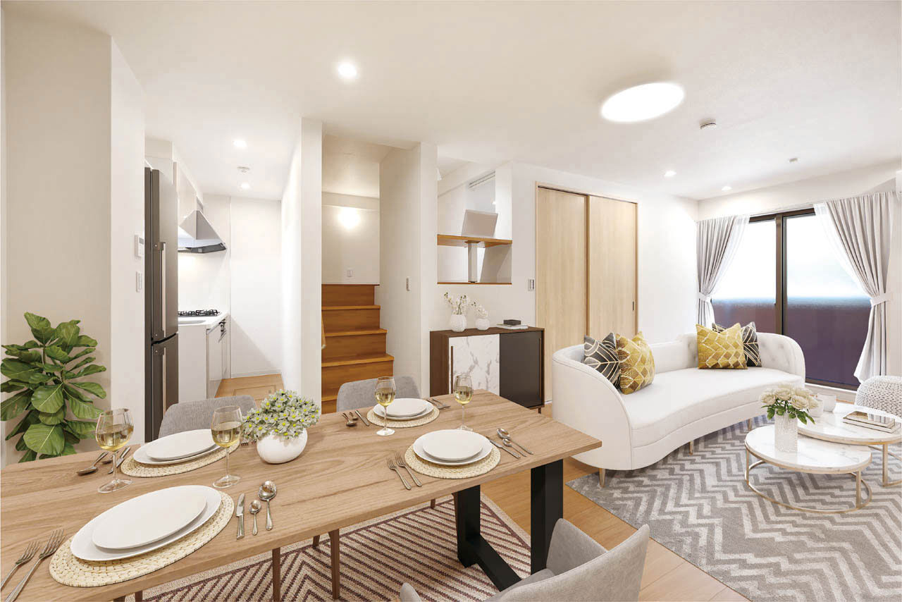 セレ コーポレーション 【賃貸併用/鉄骨造/3階建て】ファイナンシャルプランナーのサポートで初めての賃貸併用に安心チャレンジの建築実例画像2