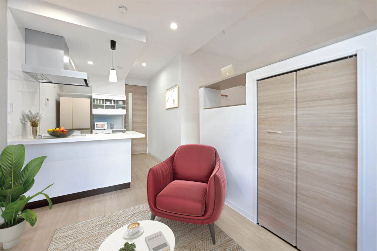 セレ コーポレーション 【賃貸併用/鉄骨造/3階建て】ファイナンシャルプランナーのサポートで初めての賃貸併用に安心チャレンジの建築実例画像3