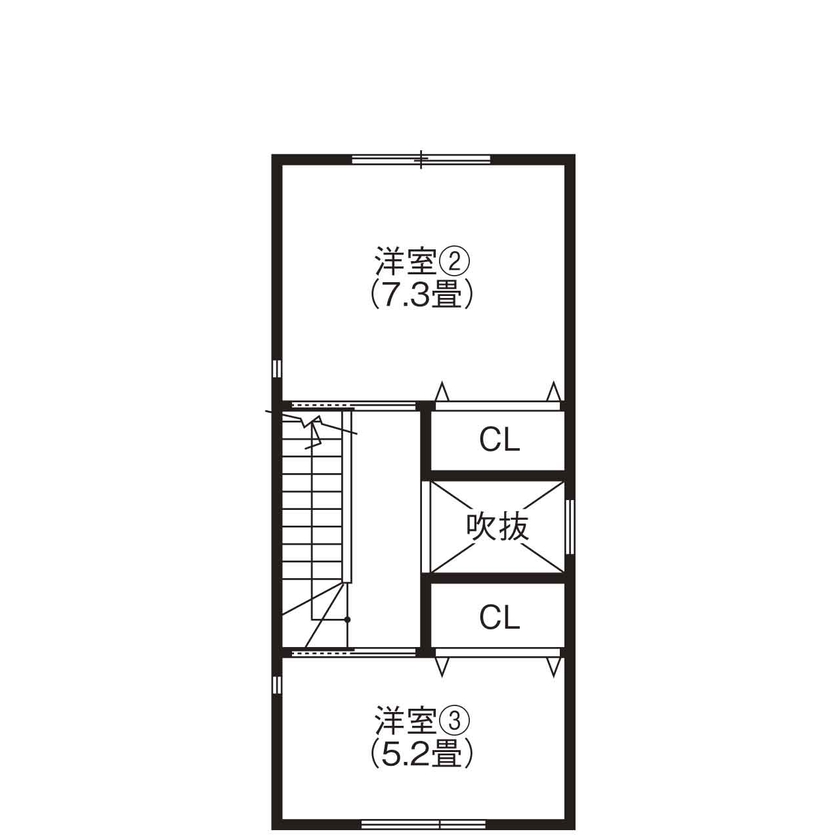 デザオ建設 【京都｜狭小｜30坪台｜2000万円台｜間取り】外観シック、室内イタリアンモダン。エリア限定で土地から計画の間取り図（３LDK）３階