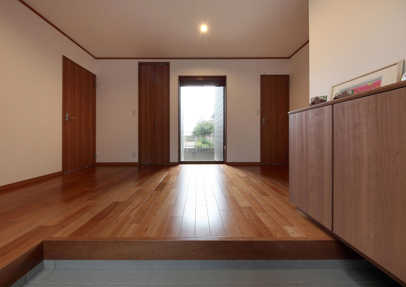 和奏建設〔わかなけんせつ〕 「階段のない暮らしで楽ですね」開放的な勾配天井の住みよい平屋の建築実例画像5