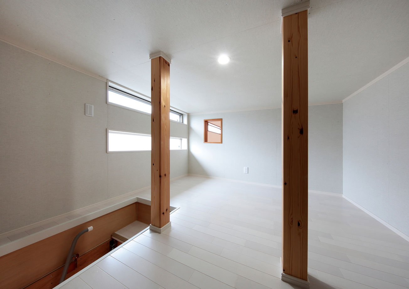 和奏建設〔わかなけんせつ〕 「階段のない暮らしで楽ですね」開放的な勾配天井の住みよい平屋の建築実例画像6