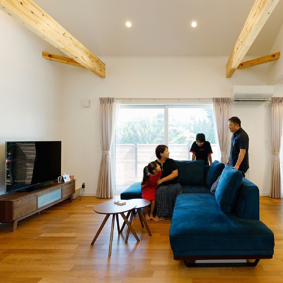 和奏建設〔わかなけんせつ〕 開放感と省エネを叶えた住宅性能。家族のつながりを感じられる平屋の建築実例画像3