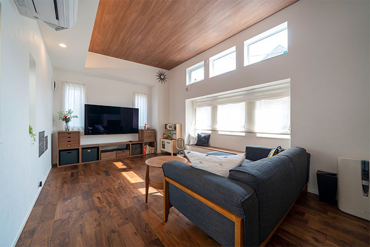 ファーストステージ　一級建築士事務所 【1600万台/敷地18坪/多層階/駐車場なし】半地下＆スキップフロアの家の建築実例画像7