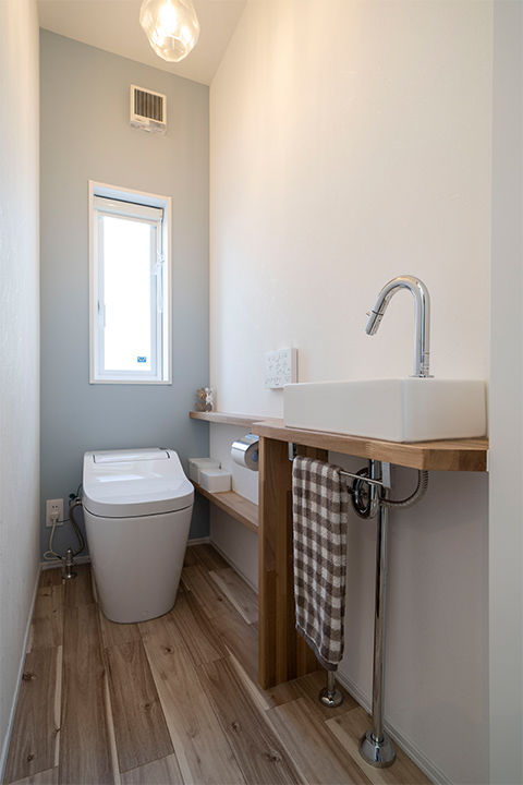 ファーストステージ　一級建築士事務所 【1800万円台/主役はアイランドキッチン/猫と暮らす】漆喰の壁に囲まれた快適LDKの家の建築実例画像10