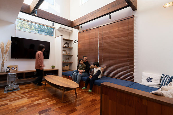 ファーストステージ　一級建築士事務所 【2500万以下/設計士と直接会話/理想を叶える/かっこいい】無垢材の表情を活かした家の建築実例画像2