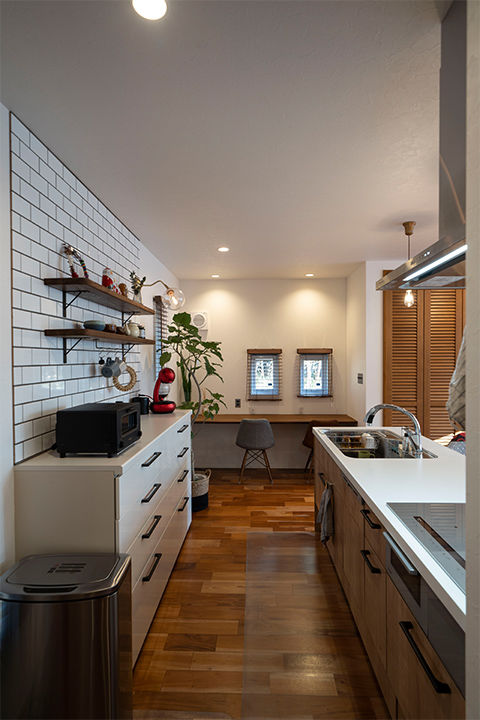 ファーストステージ　一級建築士事務所 【2500万以下/設計士と直接会話/理想を叶える/かっこいい】無垢材の表情を活かした家の建築実例画像7