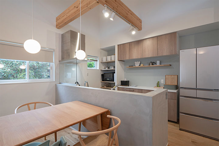 ファーストステージ　一級建築士事務所 【1900万台/平屋/セパレート間取り/経年変化の美】外観を美しく保てる天井の高い平屋の建築実例画像5