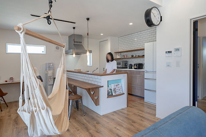 ファーストステージ　一級建築士事務所 【1900万台/リゾート/ハンモック/タイル/】ヤシが似合うカリフォルニアスタイルの家の建築実例画像6