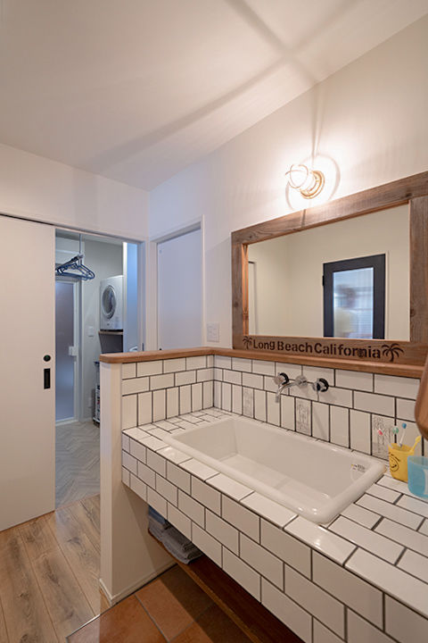 ファーストステージ　一級建築士事務所 【1900万台/リゾート/ハンモック/タイル/】ヤシが似合うカリフォルニアスタイルの家の建築実例画像8