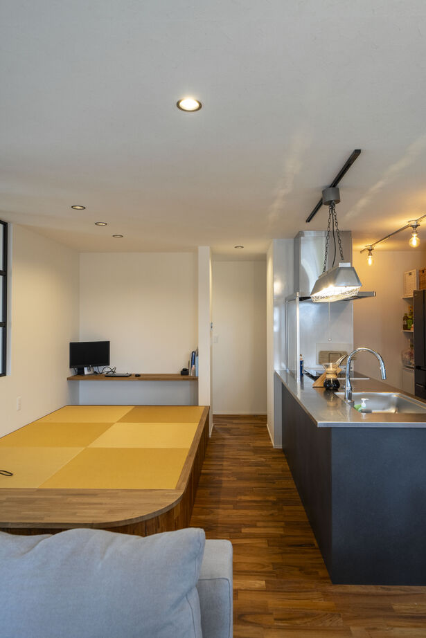 ファーストステージ　一級建築士事務所 土間とつながるリビングが心地よいL字型のおしゃれな平屋の建築実例画像9