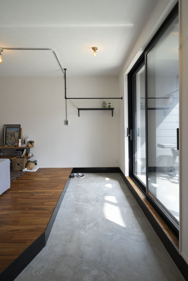 ファーストステージ　一級建築士事務所 土間とつながるリビングが心地よいL字型のおしゃれな平屋の建築実例画像10