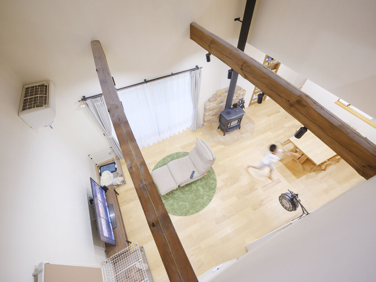 雑貨が似合う家ビスコッティハウス 【３LDK/35坪】隠し扉のある遊び心溢れる薪ストーブの家の建築実例画像5