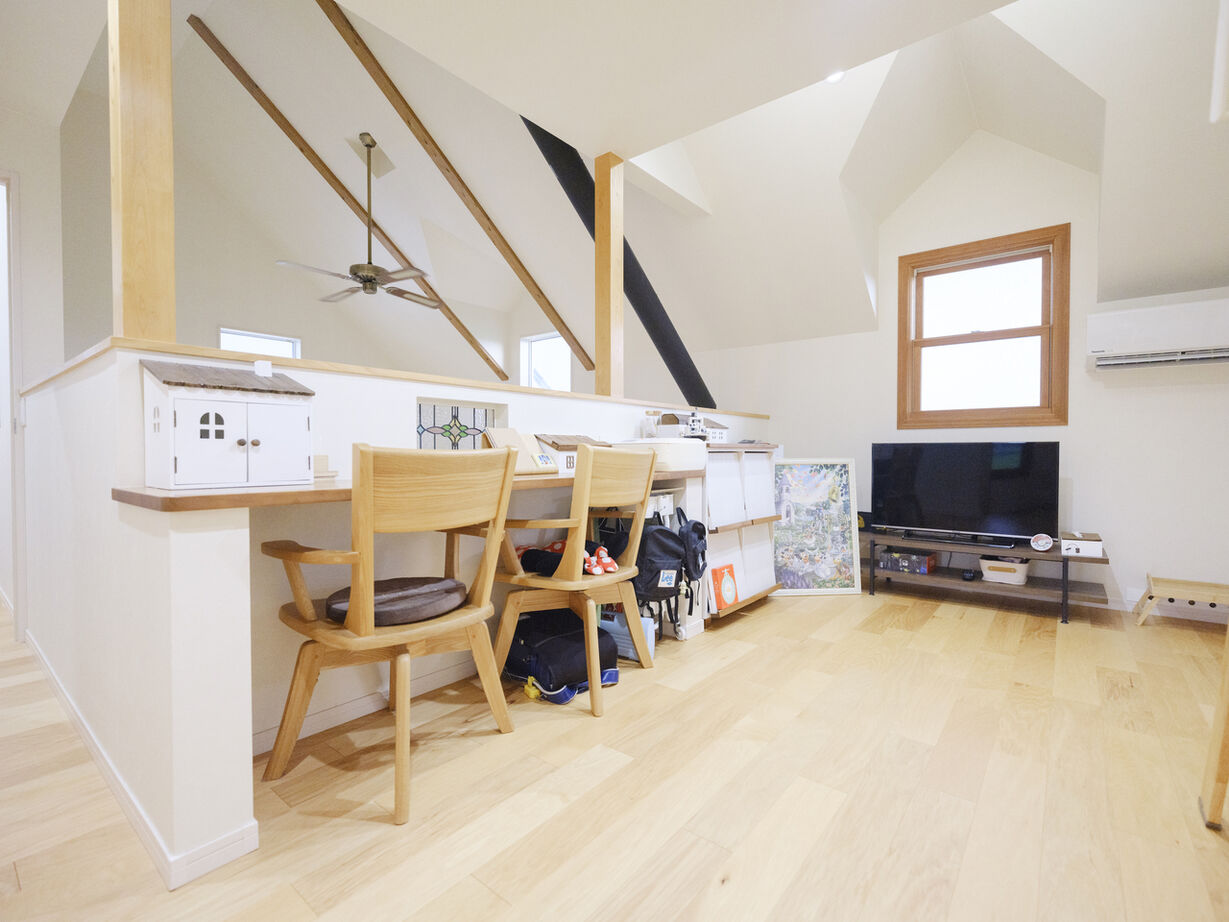 雑貨が似合う家ビスコッティハウス 【３LDK/35坪】隠し扉のある遊び心溢れる薪ストーブの家の建築実例画像6