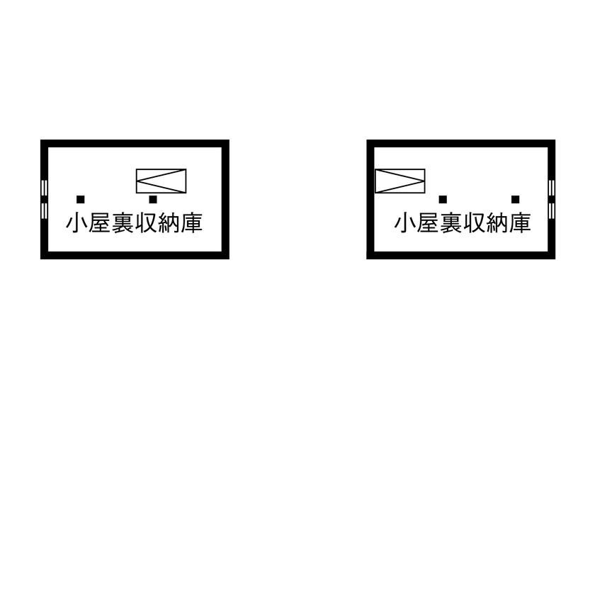ヤマノ【埼玉県】 【二世帯住宅／収納充実／間取図】子世帯は広く伸びやかに、親世帯はバリアフリーを実現した二世帯住宅の間取り図（3LDK+4LDK+小屋裏）小屋裏