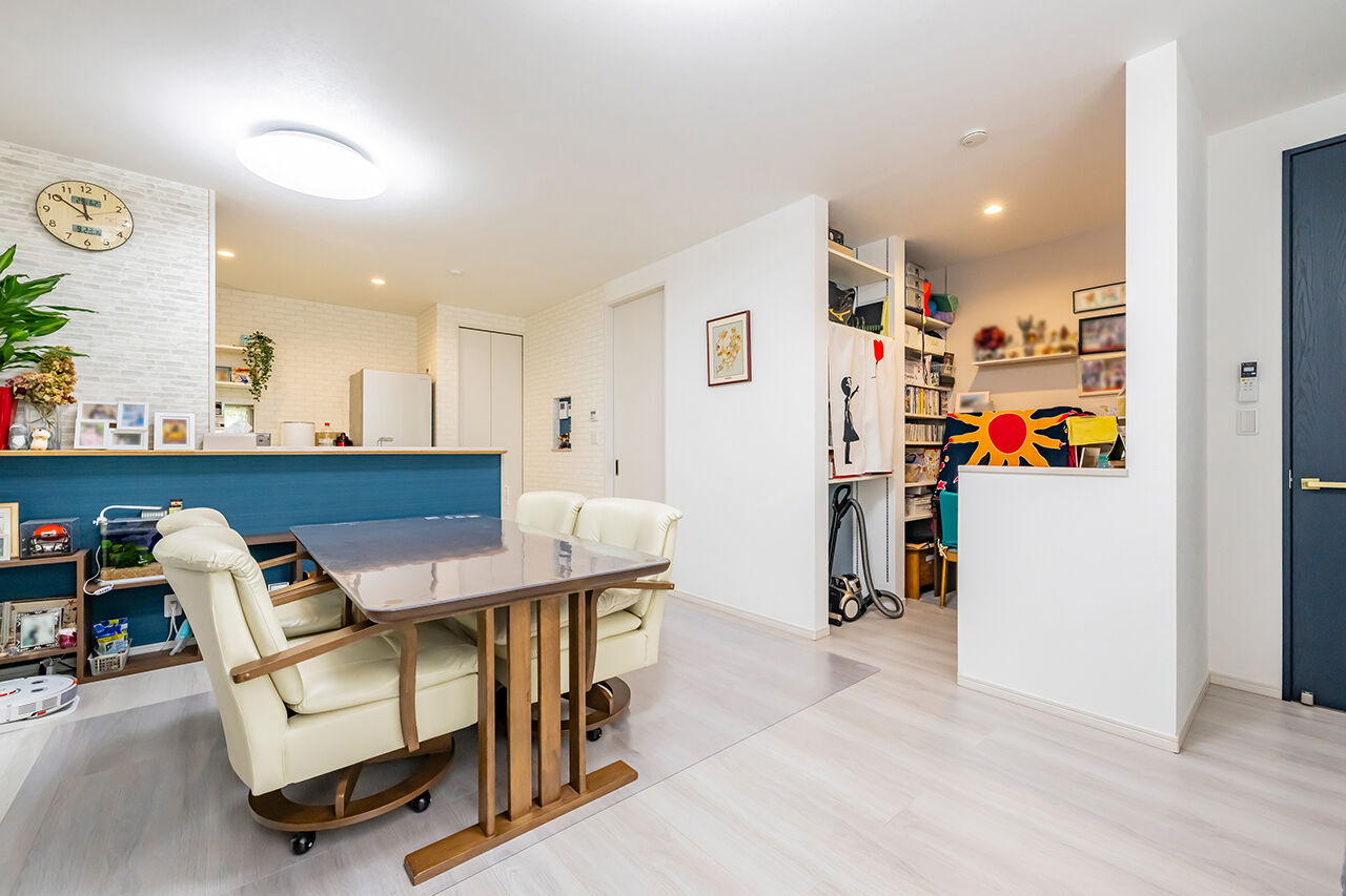 ヤマノ【埼玉県】 【二世帯住宅／収納充実／間取図】子世帯は広く伸びやかに、親世帯はバリアフリーを実現した二世帯住宅の建築実例画像2