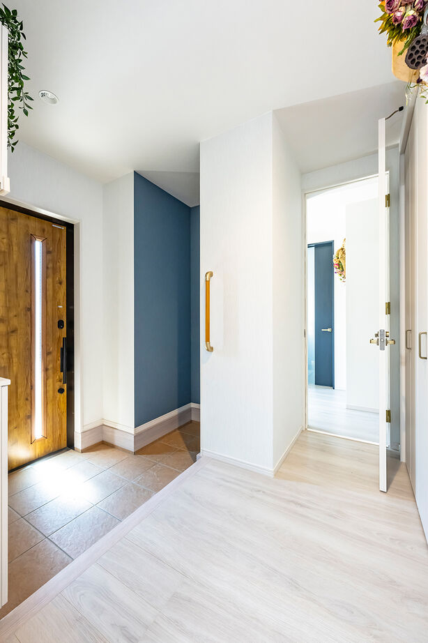 ヤマノ【埼玉県】 【二世帯住宅／収納充実／間取図】子世帯は広く伸びやかに、親世帯はバリアフリーを実現した二世帯住宅の建築実例画像8