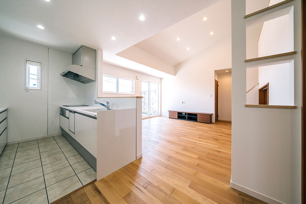 タスク（ユニバーサルホーム半田店） 【半田市｜1000万円台｜平屋｜間取り図有】地熱床暖房の快適性にゾッコン！＋α空間有スキップフロアの平屋の建築実例画像7