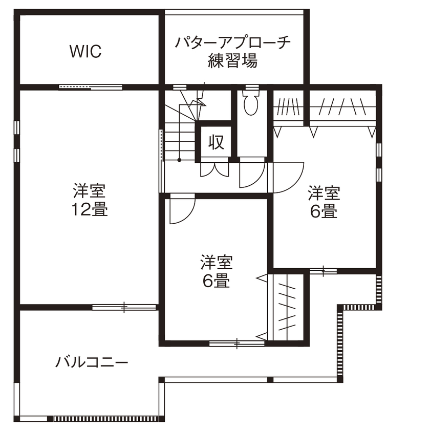 安田建設【オーガニックハウス】 【3000万円台／48坪／オーガニックハウス】100年経っても美しいと思える住み心地の良い家を！の間取り図（4LDK）2階