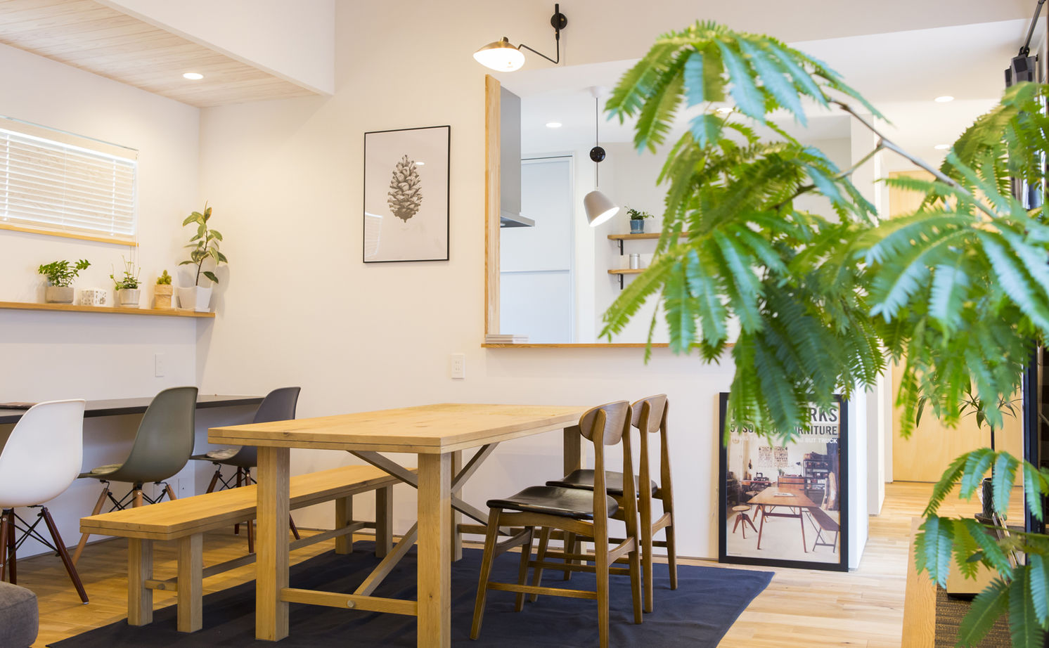 テクノホーム 【間取り図有】視線を気にせずのんびり過ごす『幸せな家族時間』。コの字を描いた「平屋」の住まいの建築実例画像6