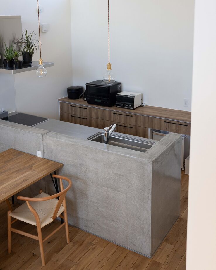 テクノホーム 【間取り図有】完成された美しさを放つ外観とLDK が吹き抜ける開放的な家の建築実例画像5