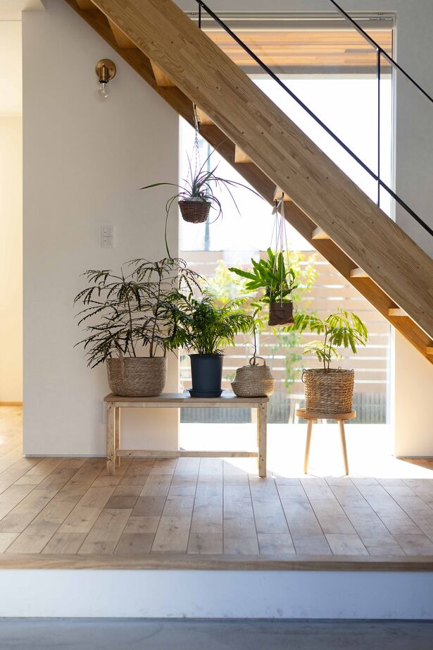 テクノホーム 【間取り図有】完成された美しさを放つ外観とLDK が吹き抜ける開放的な家の建築実例画像9