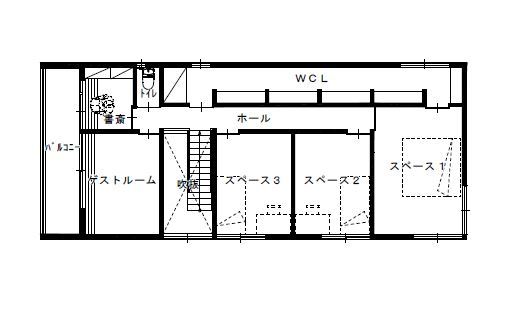 Grand Living（グランリビング） 『Grandge』【吹田市/2000万円台/間取り/ダウンリビング/造作家具】の間取り図（4LDK）2階