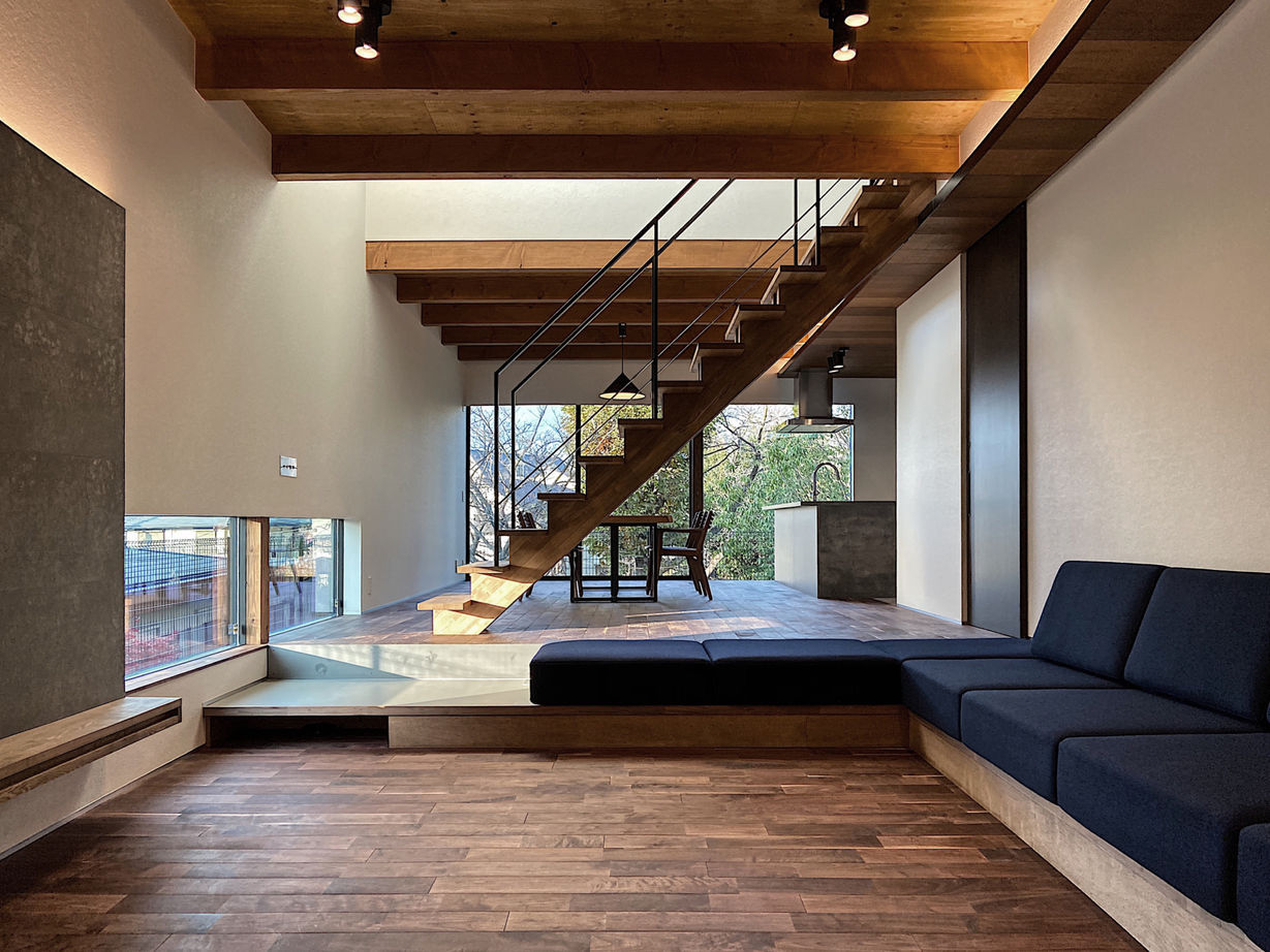 Grand Living（グランリビング） 『Grandge』【吹田市/2000万円台/間取り/ダウンリビング/造作家具】の建築実例画像2