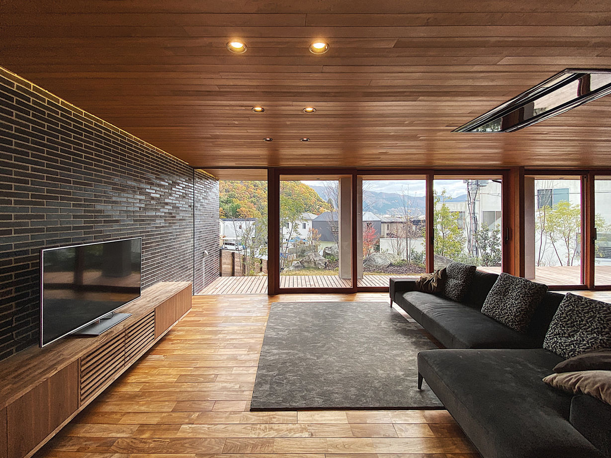 Grand Living（グランリビング） 『風雅』【箕面市/中庭/4000万円台/約70坪/大開口/ウッドデッキ/造作キッチン】の建築実例画像4