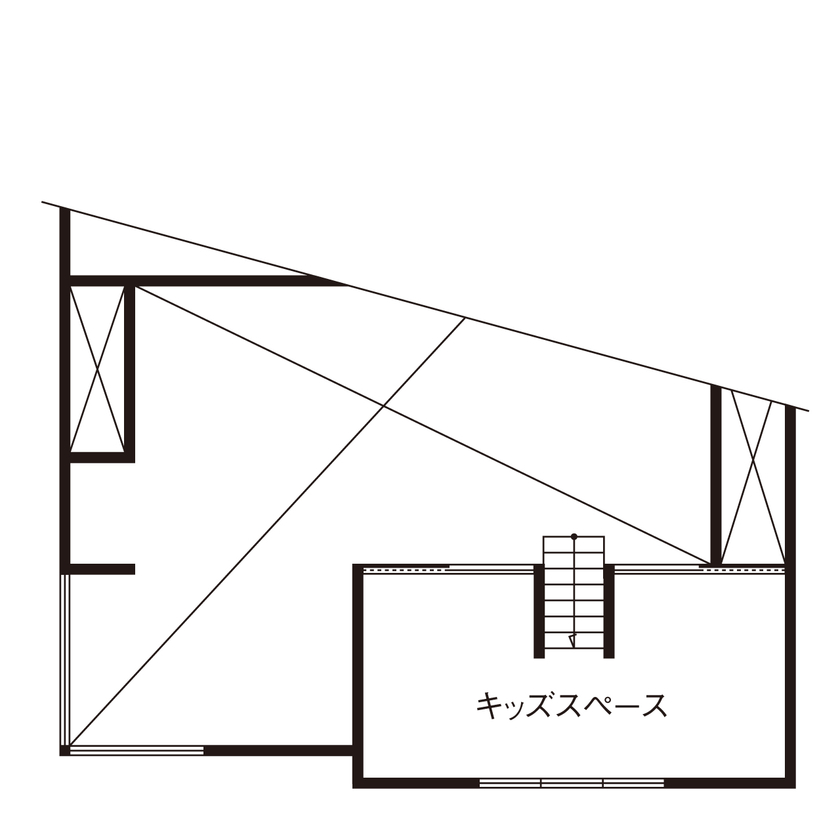 Grand Living（グランリビング） 『段欒』【大阪府／2000万円台／2世帯住宅／キッチン・洗面・浴室2か所／浮遊するロフト／間取り図あり】の間取り図（2LDK＋LDK＋ロフト）ロフト