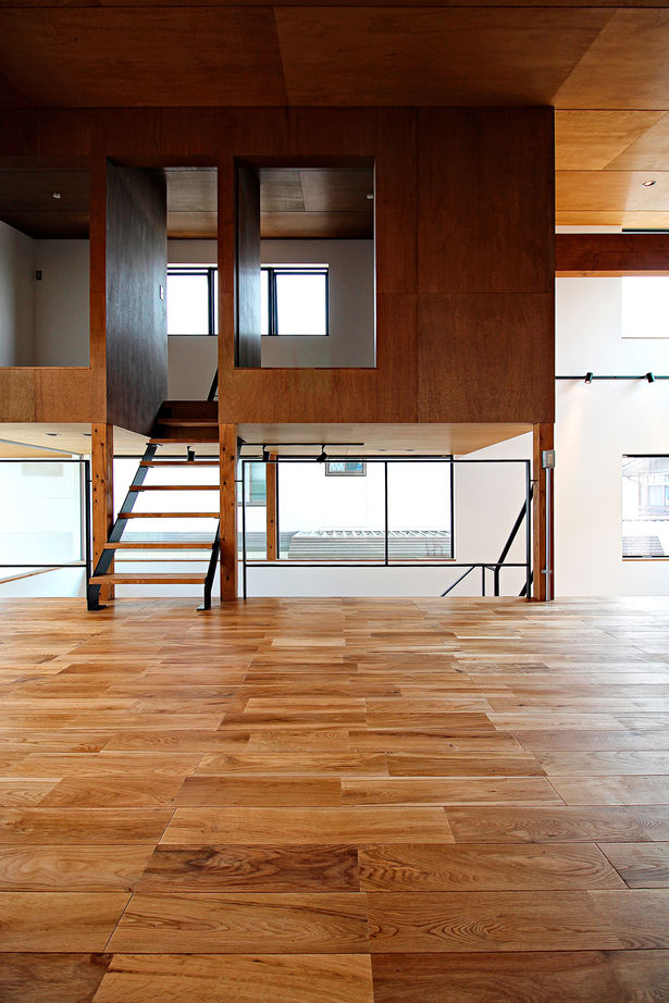 Grand Living（グランリビング） 『段欒』【大阪府／2000万円台／2世帯住宅／キッチン・洗面・浴室2か所／浮遊するロフト／間取り図あり】の建築実例画像6