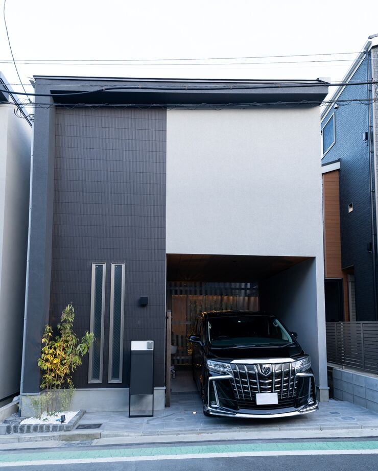 ハビの家 【37.3坪/中庭/間取り有】27.5坪の敷地に建てたプライバシーと防犯に配慮したビルトインガレージ付きの家の建築実例画像10